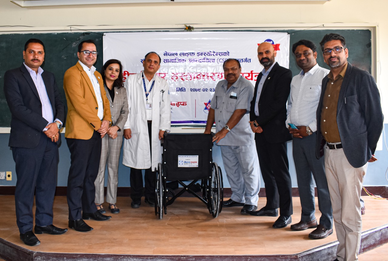 Wheelchair Donation Program To Teaching Hospital , Maharajgunj